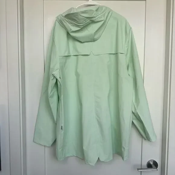 NWT Rains Long Jacket in Mineral, Unisex Size XL - Picture 7 of 8